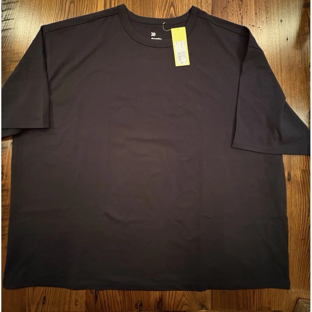 All In Motion Men's Size 3XL Short Sleeve Performance T-Shirt Black